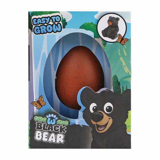 Groeiende Zwarte Beer in Ei