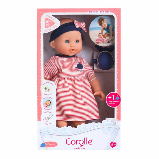 Corolle Badpop Calypso - Walvis, 30cm