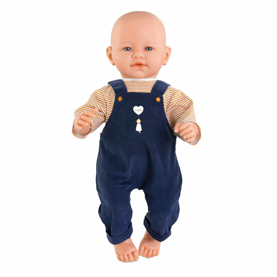 Corolle T-Shirt en Marineblauw Overall voor Babypop, 42cm