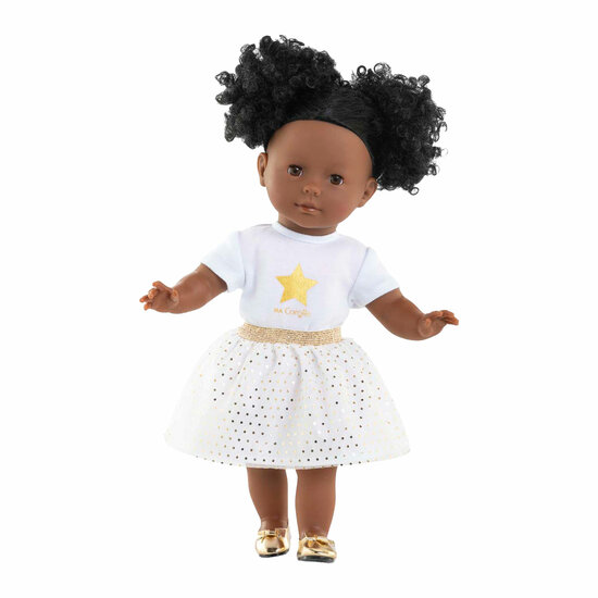 Corolle Topje en Rok Set voor Poppen van 36cm - Ivoor/Goud
