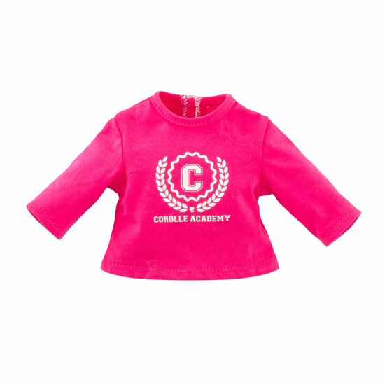 Corolle Fuchsia T-shirt voor Poppen, 36cm