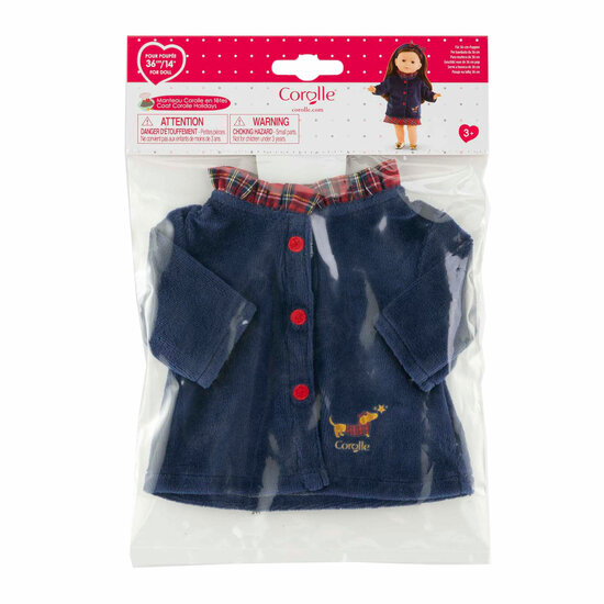 Corolle Holidays Jas voor Poppen, 36cm