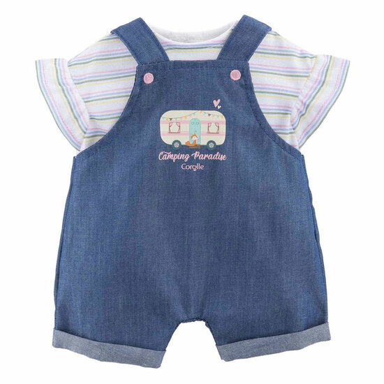 Corolle Poppen Jeans Overall met T-Shirt Kleine Ontdekker - 36cm