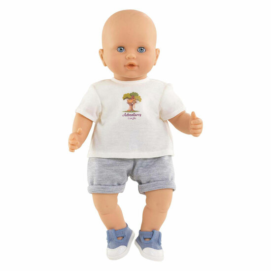 Corolle T-Shirt met Korte Broek Kleine Ontdekker - 36cm