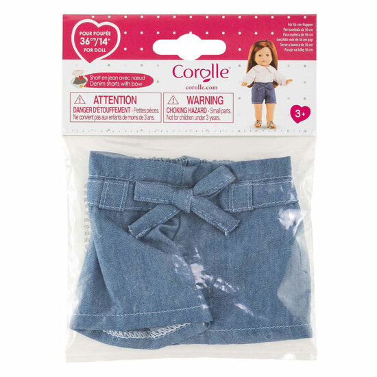 Ma Corolle Poppen Spijkershort met Strik - 36cm