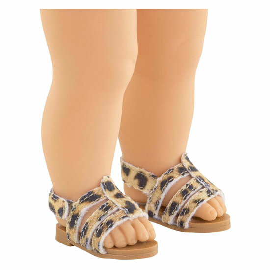 Ma Corolle Poppen Sandalen Luipaard - 36cm
