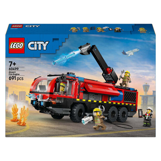 LEGO City 60499 Luchthaven brandweertruck