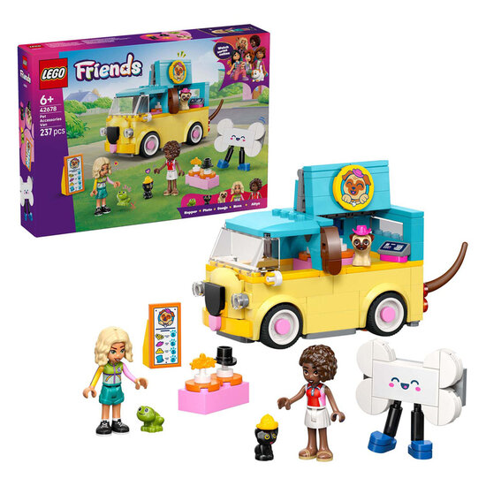 LEGO Friends 42678 Bestelwagen met dierenaccessoires