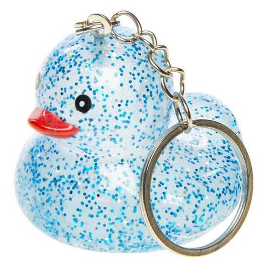 Sleutelhanger Glitter Eend