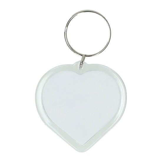 Kleur je Eigen Sleutelhanger - Hart