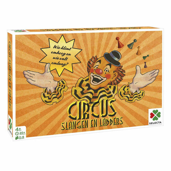 Bordspellen van toen  - Circus &amp; Slangen en Ladders