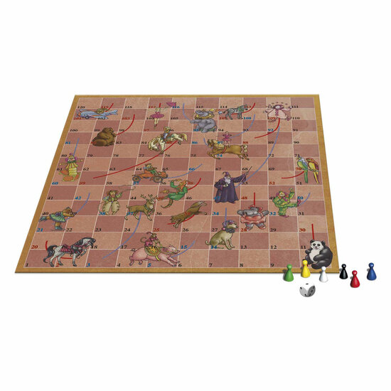 Bordspellen van toen  - Circus &amp; Slangen en Ladders