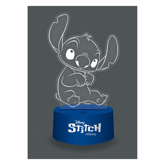 3D Lamp met Afstandbediening Stitch