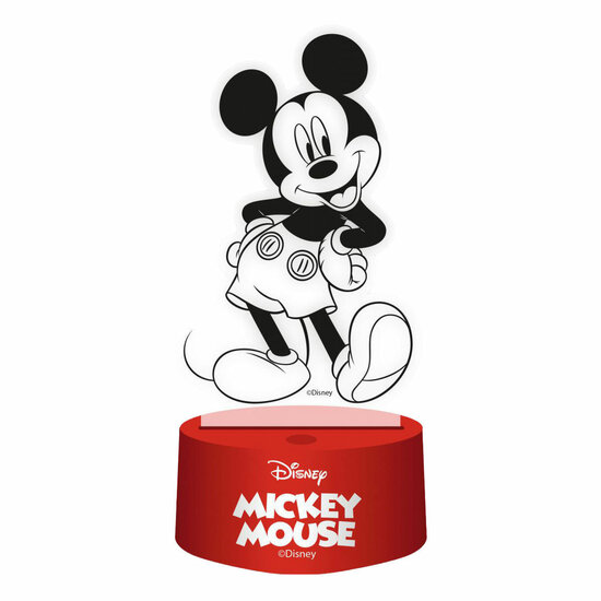 3D Lamp met Afstandbediening Mickey Mouse