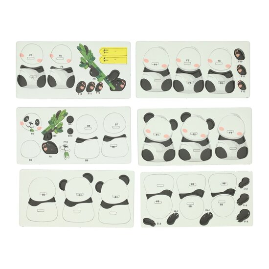 DIY 3D Model Puzzel - Panda