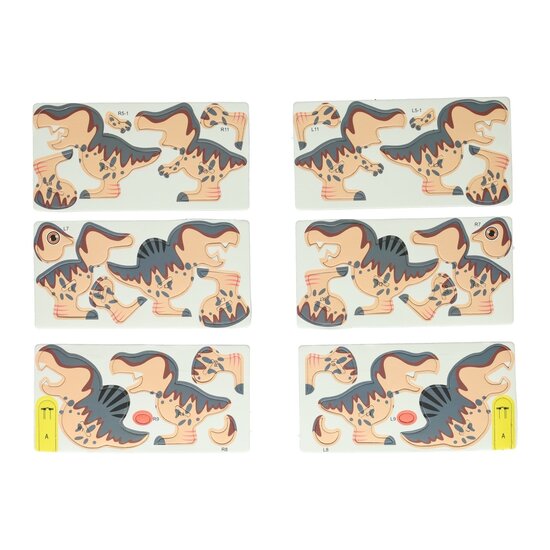 DIY 3D Model Puzzel - Dino