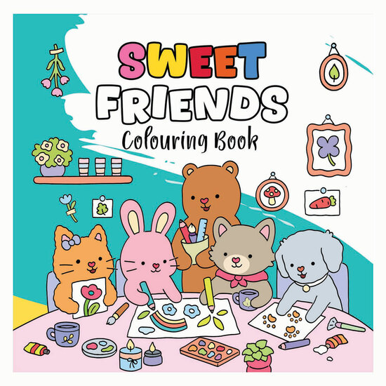 Sweet Friends Kleurboek - 96pag.