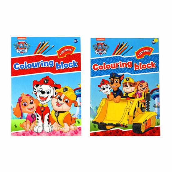 Kleurblok Paw Patrol - 3jr.