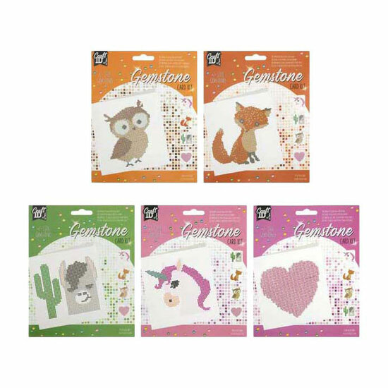 Gemstone Card Kit Dieren