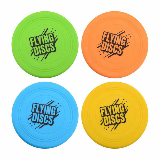 Zachte Lichtgewicht Frisbees - 4st.