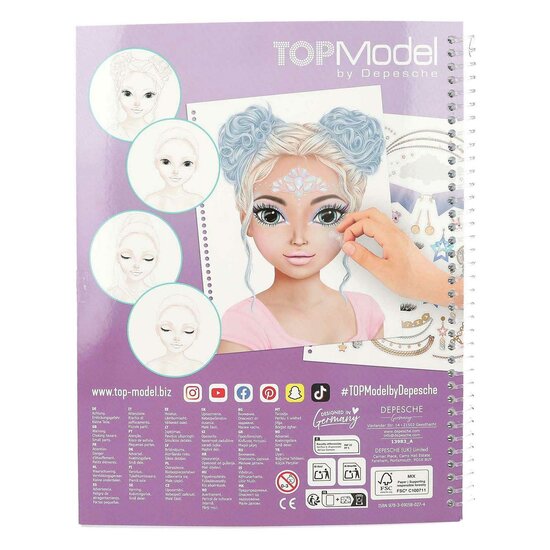 TOPModel Make up Kleurboek