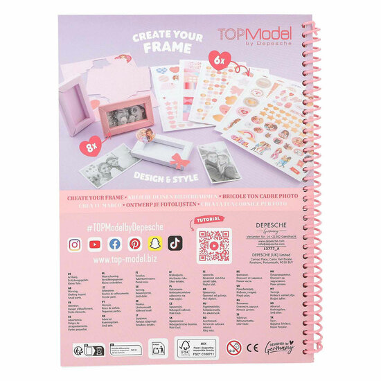 TOPModel DIY Frame Book met 390 Stickers