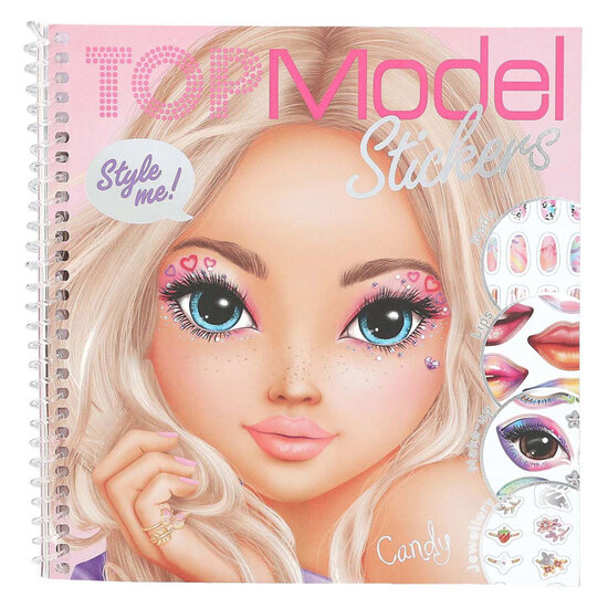 TOPModel Dress me up Face Stickerboek