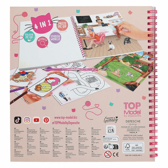 TOPModel Create your Kitty Kleurboek