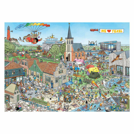 Jan van Haasteren Legpuzzel - Rondje Texel, 1000st.