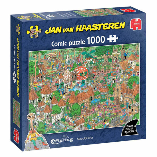 Jan van Haasteren Legpuzzel -  Efteling Sprookjesbos, 1000st.
