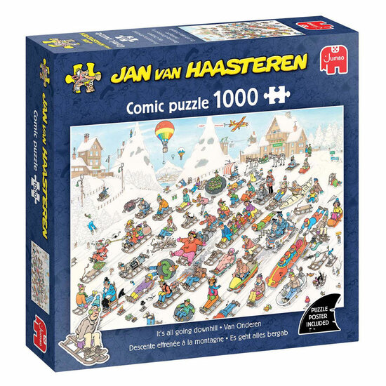 Jan van Haasteren Legpuzzel - Van Onderen!, 1000st.