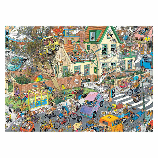 Jan van Haasteren Legpuzzel - 2in1 Safari &amp; Storm, 2x1000st.