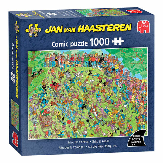 Jan van Haasteren Legpuzzel - Grijp je kaas! - 1000st.