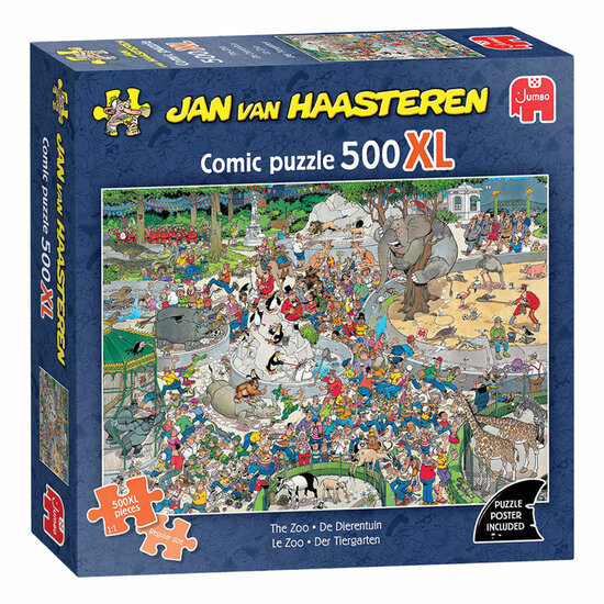 Jan van Haasteren Legpuzzel - De dierentuin - 500 XL st.