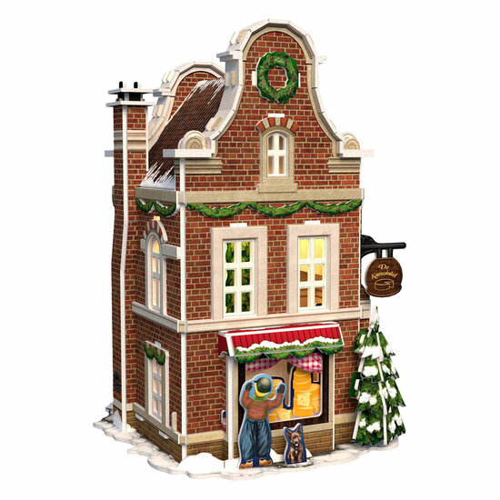 Cubic Fun 3D Puzzel Kaaswinkel met Led Verlichting