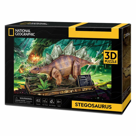 Cubic Fun 3D Puzzel National Geographic Stegosaurus