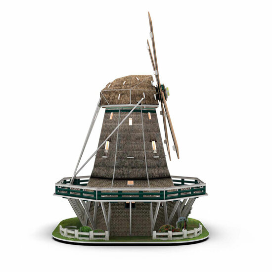 Cubic Fun 3D Puzzel Molen LED - 65st.