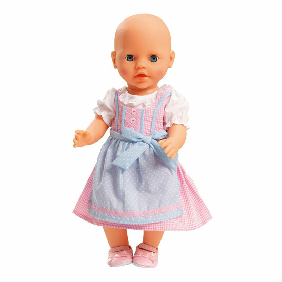 Poppenjurk Roze en Blauw, 35-45 cm