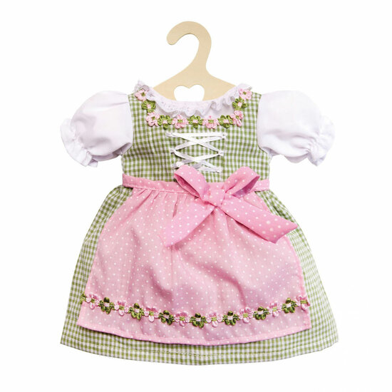 Poppenjurk Groen en Roze, 35-45 cm