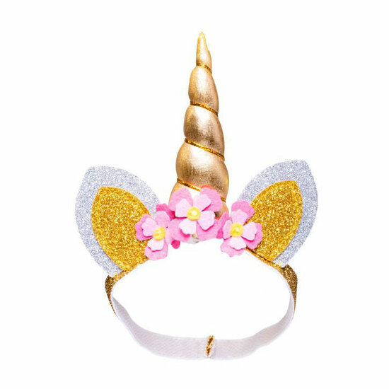 Poppen Accessoires Glitter Eenhoorn Set, 30-34 cm