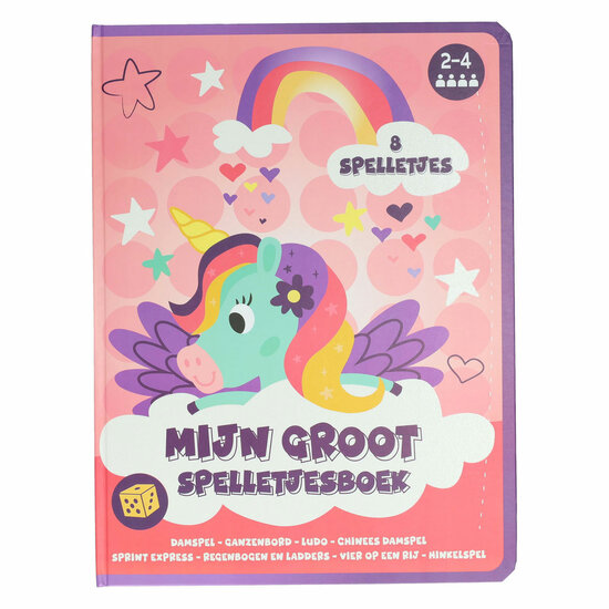 Bordspellen Boek 8 Spellen Eenhoorn - 3jr.