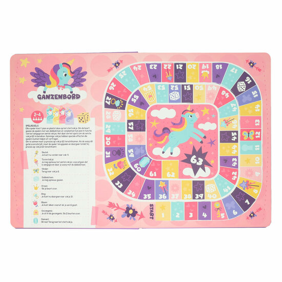 Bordspellen Boek 8 Spellen Eenhoorn - 3jr.