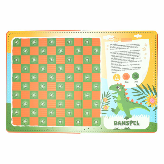Bordspellen Boek 8 Spellen Dinosaurus - 3jr.
