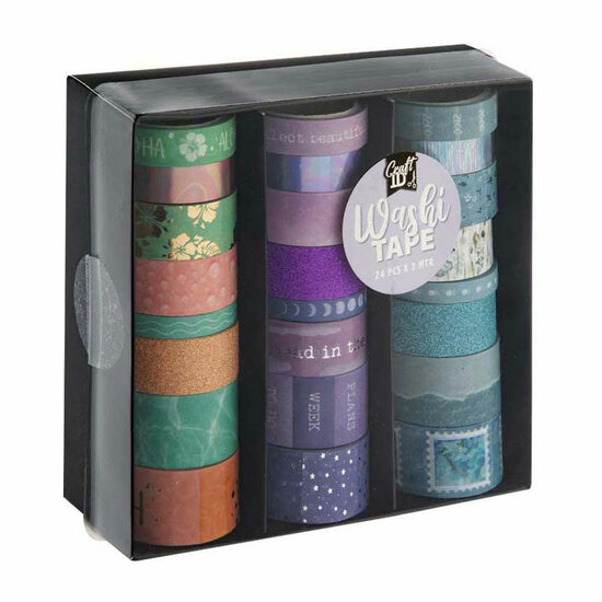 Washi Tape 3m - 24st.