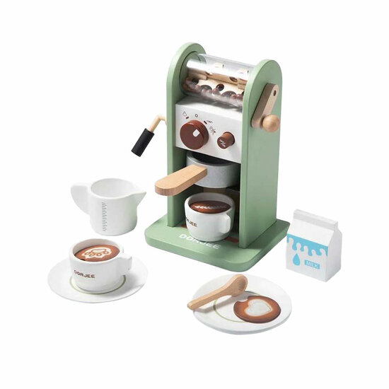 Houten Koffiezetapparaat, 14dlg
