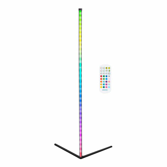 Grundig LED-Hoeklamp met Afstandsbediening, 140cm
