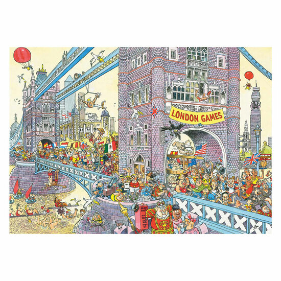 Wasgij Retro Mystery 8 Legpuzzel - De Laatste Horde!, 1000st.