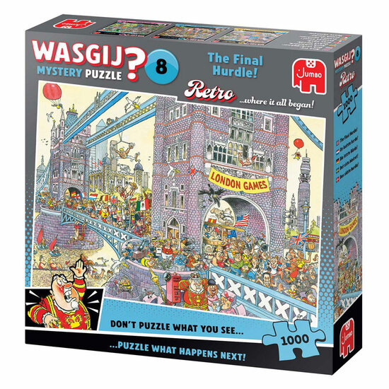Wasgij Retro Mystery 8 Legpuzzel - De Laatste Horde!, 1000st.