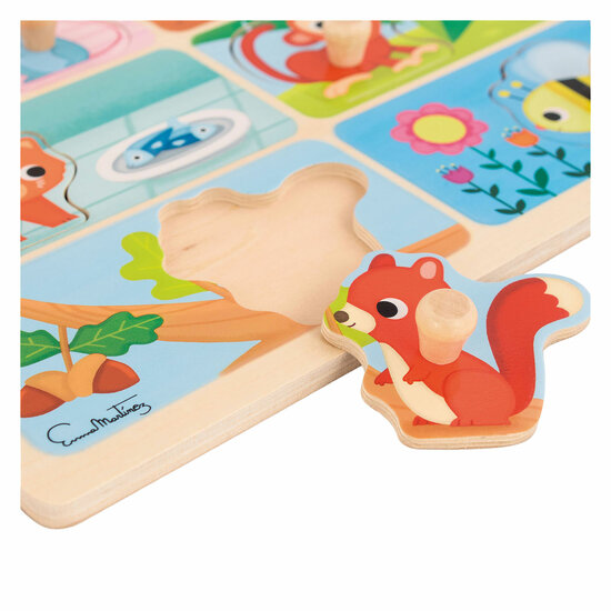Jumbo Goula Noppenpuzzel Mijn Lievelingseten - 8st.