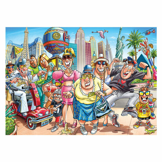 Wasgij Original 48 - What Happens in Vegas! - 1000st.